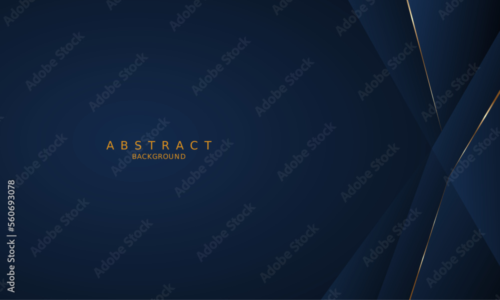 dark blue luxury premium background and gold line. dark blue luxury premium background and gold line.