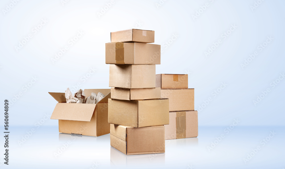Obraz premium gestapelte Pakete 
