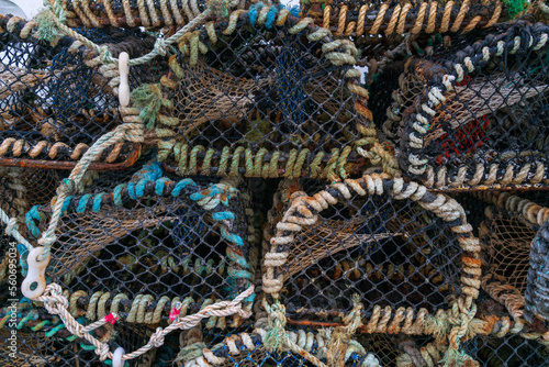 Fishing traps on Achill Island, Ireland © miss