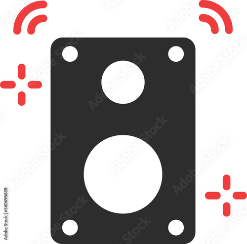 Party Woofer Vector Icon
