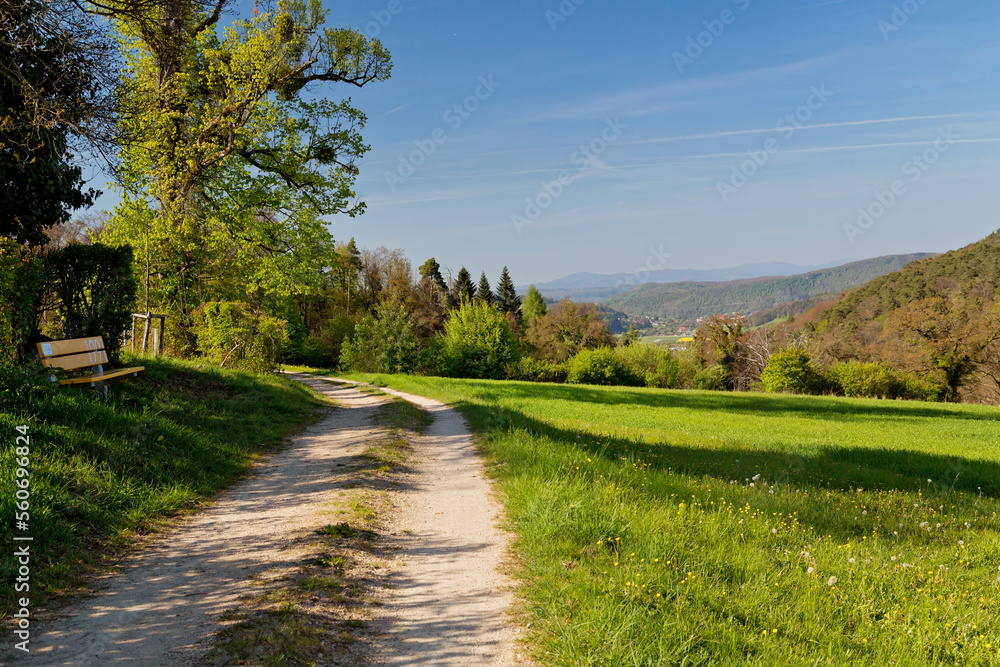 Fototapeta premium Baselbiet im Frühling, Schweiz