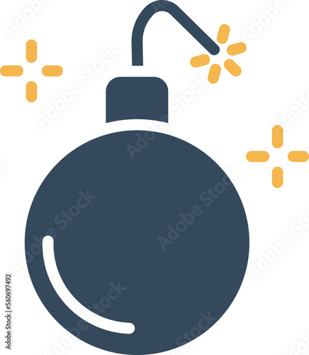 Photos Party Bomb Vector Icon