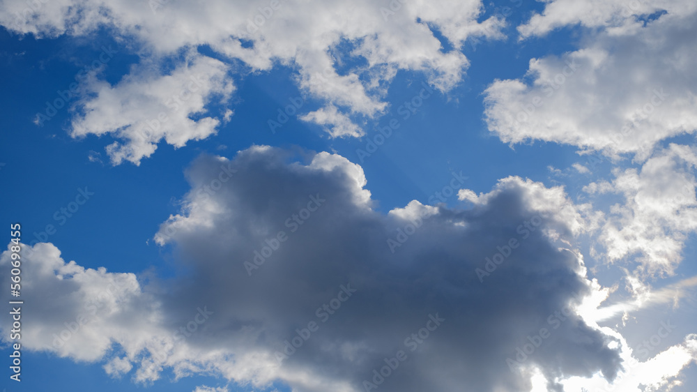 Unseasonably blue skies and white clouds over Japan's Seto Inland Sea Unseasonably blue skies and white clouds over Japan's Seto Inland Sea