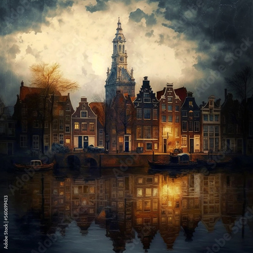 The Art Of Old Amsterdam Illustration