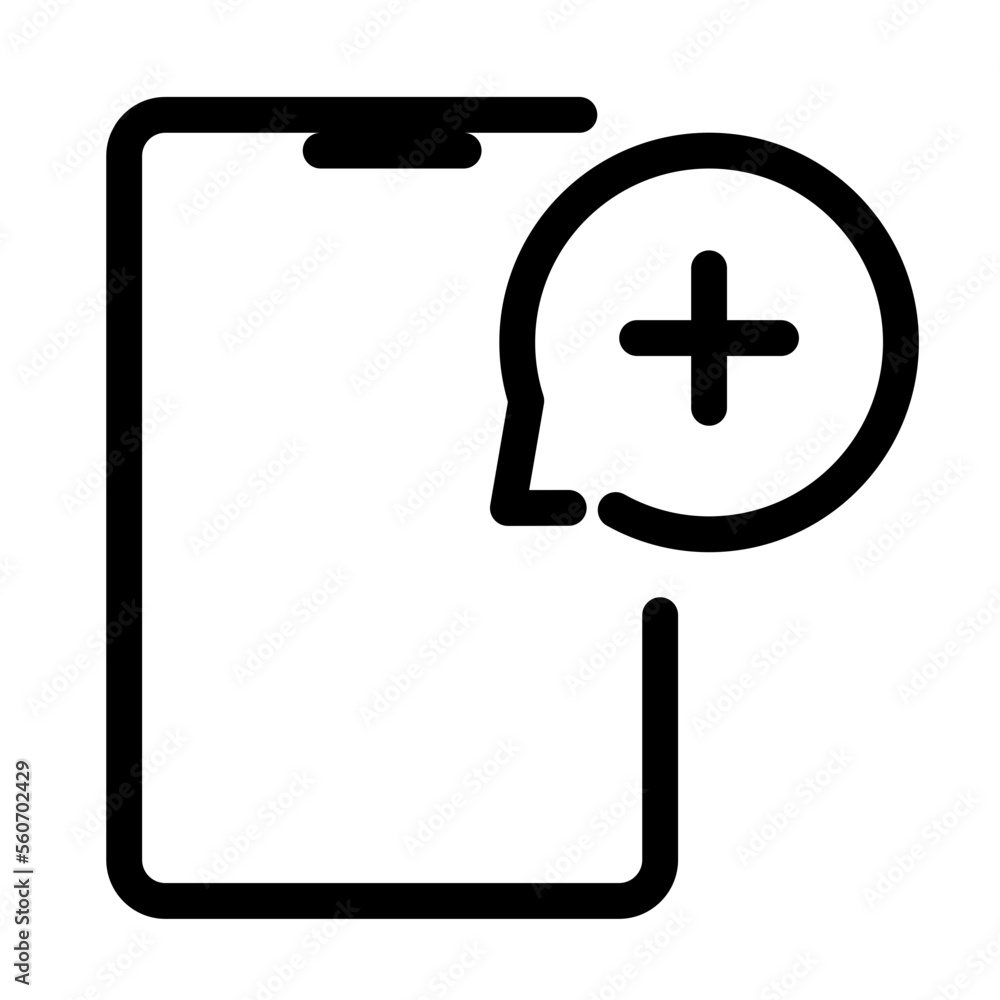 mobile medical chat app icon mobile medical chat app icon