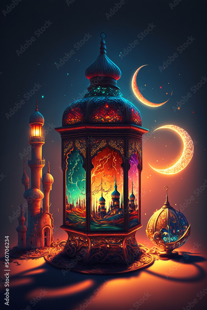 Ramadan Kareem, mawlid, iftar, isra and miraj, eid al fitr adha themed illustration. Ramadan Kareem, mawlid, iftar, isra and miraj, eid al fitr adha themed illustration.