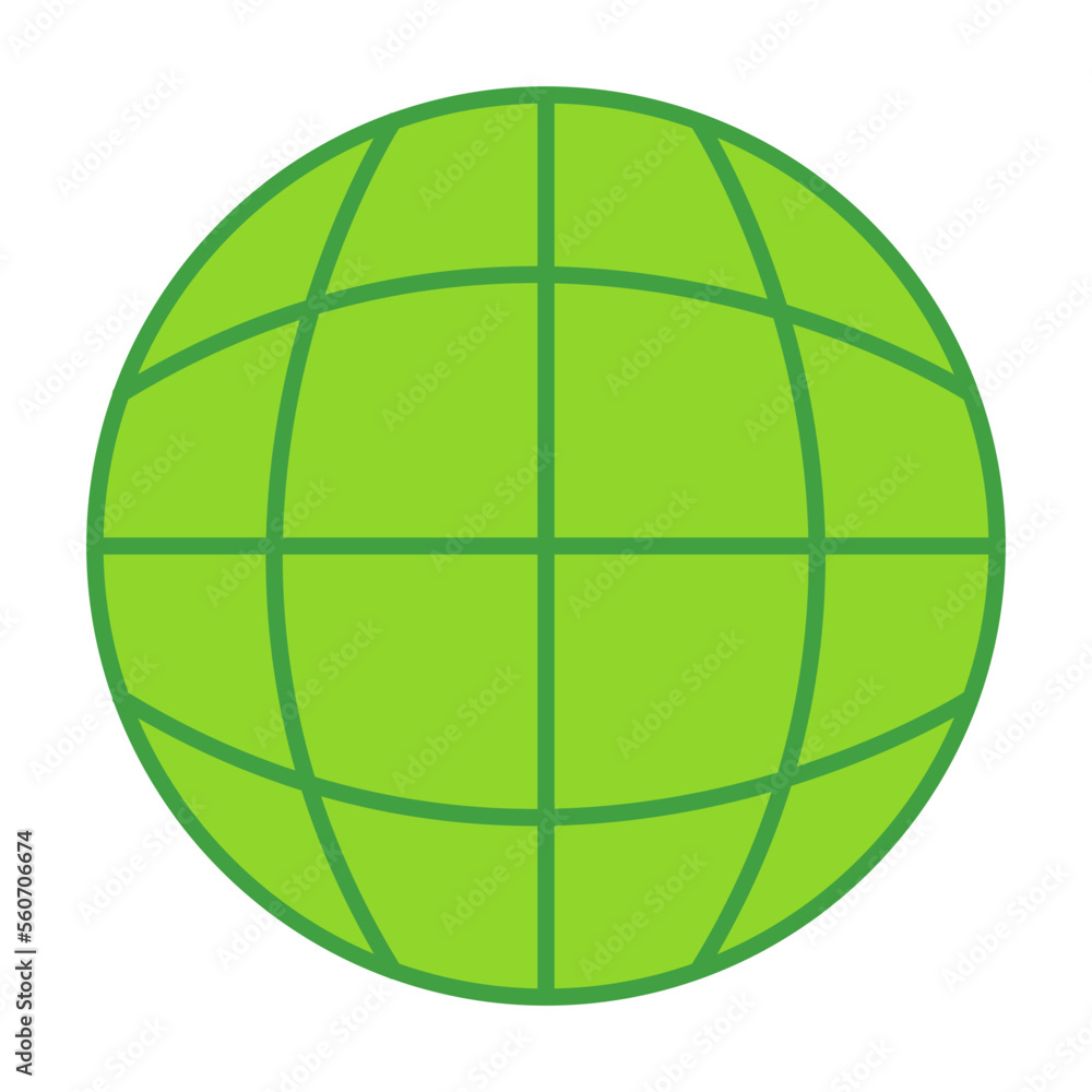 Network technology icon with green outline style. Concept, digital, data, abstract, network, internet, tech. Vector Illustration Network technology icon with green outline style. Concept, digital, data, abstract, network, internet, tech. Vector Illustration