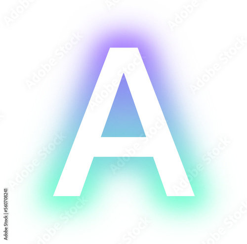 Collection of Alphabet A-Z neon