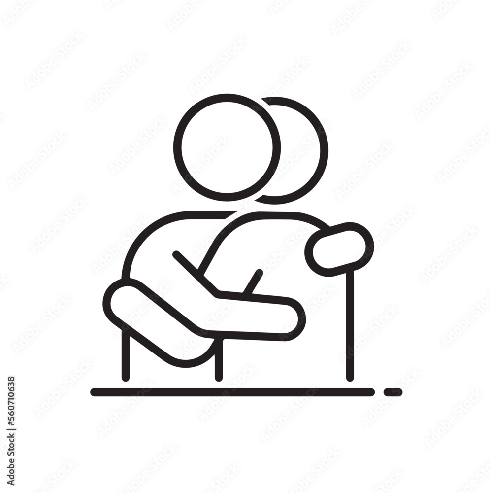 People hug each other, friends embrace - vector graphic. People hug each other, friends embrace - vector graphic.