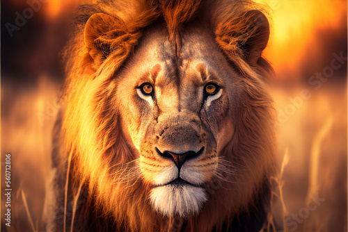 Lion © G. Lechevalier