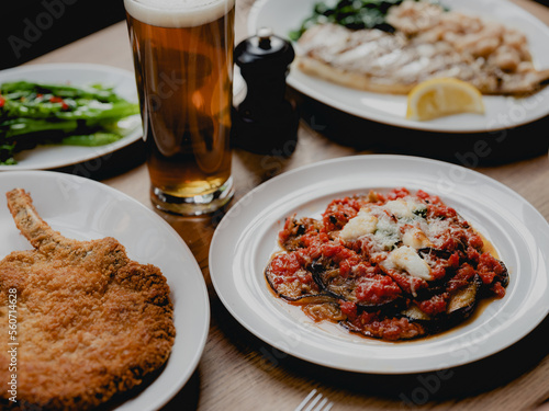 An Italian dinner 