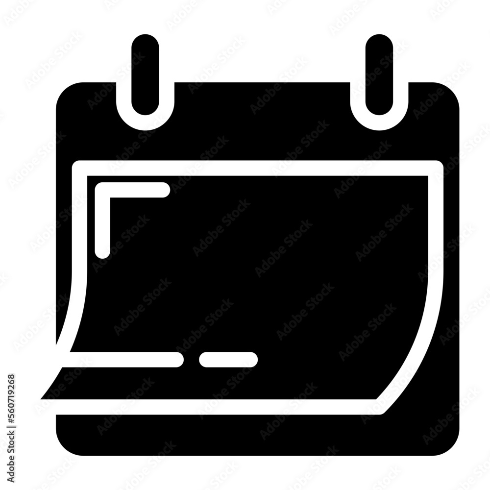 animal care date glyph 