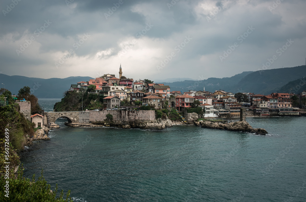 view of the city of amasra