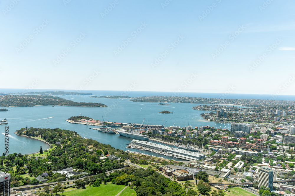 Cityscape of Sydney. Urban Skyline. Harbour and Skyscraper. Australia Cityscape of Sydney. Urban Skyline. Harbour and Skyscraper. Australia