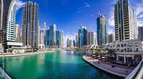 Vue panoramique de Dubaï Marina. © Prod. Numérik