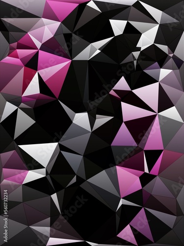 Low Poly Colorful Geometrical Artwork