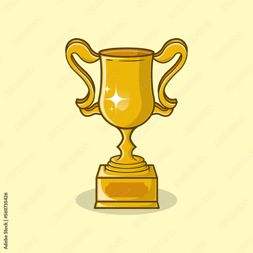Gold Soccer Cup Trophy. Champion trophy, sparkling gold cup, sports award. Winner prize. Champion trophy winner trophy award Gold Soccer Cup Trophy. Champion trophy, sparkling gold cup, sports award. Winner prize. Champion trophy winner trophy award