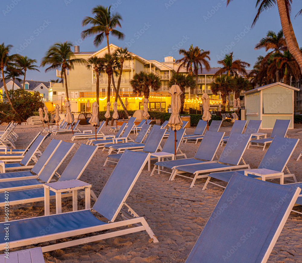 Sunrise on Hidden Beach, Key West Florida, USA