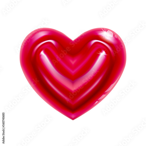 Heart of candy. Sweet happy valentines day  romantic love from caramel good. Sugar design dessert closeup. png