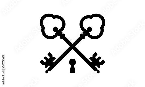 Key Logo Design Vector