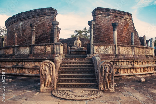 Polonnaruwa Vatadage - Ancient Structure in Polonnaruwa, Sri Lanka photo