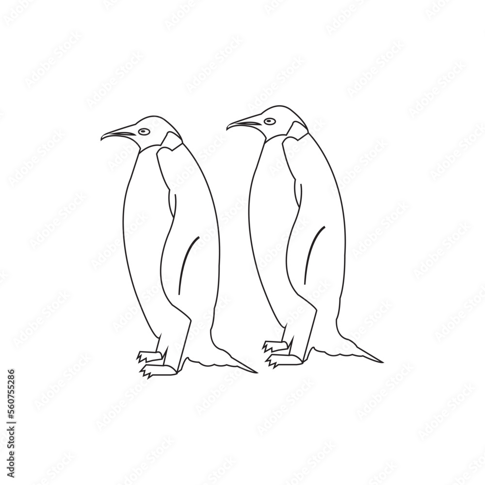 Fototapeta premium penguin icon