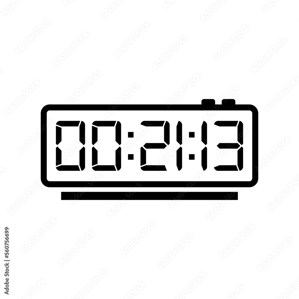 Digital, clock, led icon vector image. Can also be used for home electronics and appliances. Suitable for mobile apps, web apps and print media. Digital, clock, led icon vector image. Can also be used for home electronics and appliances. Suitable for mobile apps, web apps and print media.