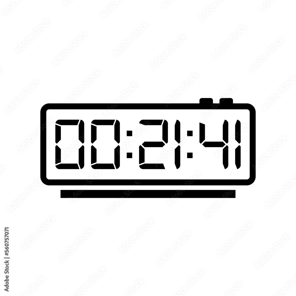 Digital, clock, led icon vector image. Can also be used for home electronics and appliances. Suitable for mobile apps, web apps and print media. Digital, clock, led icon vector image. Can also be used for home electronics and appliances. Suitable for mobile apps, web apps and print media.