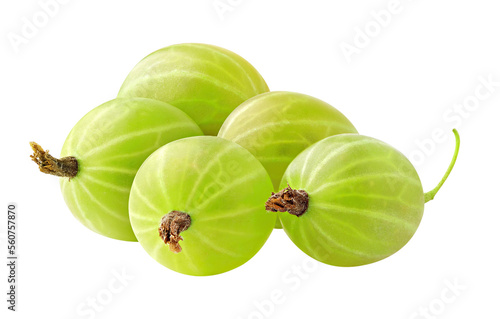 Obraz na płótnie Fresh gooseberries cut out