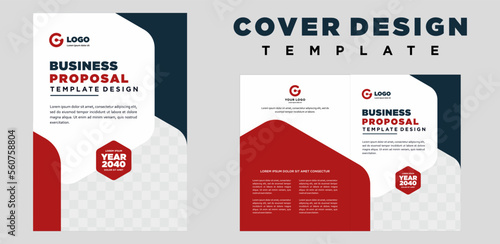 company profile cover template layout design or brochure cover template design