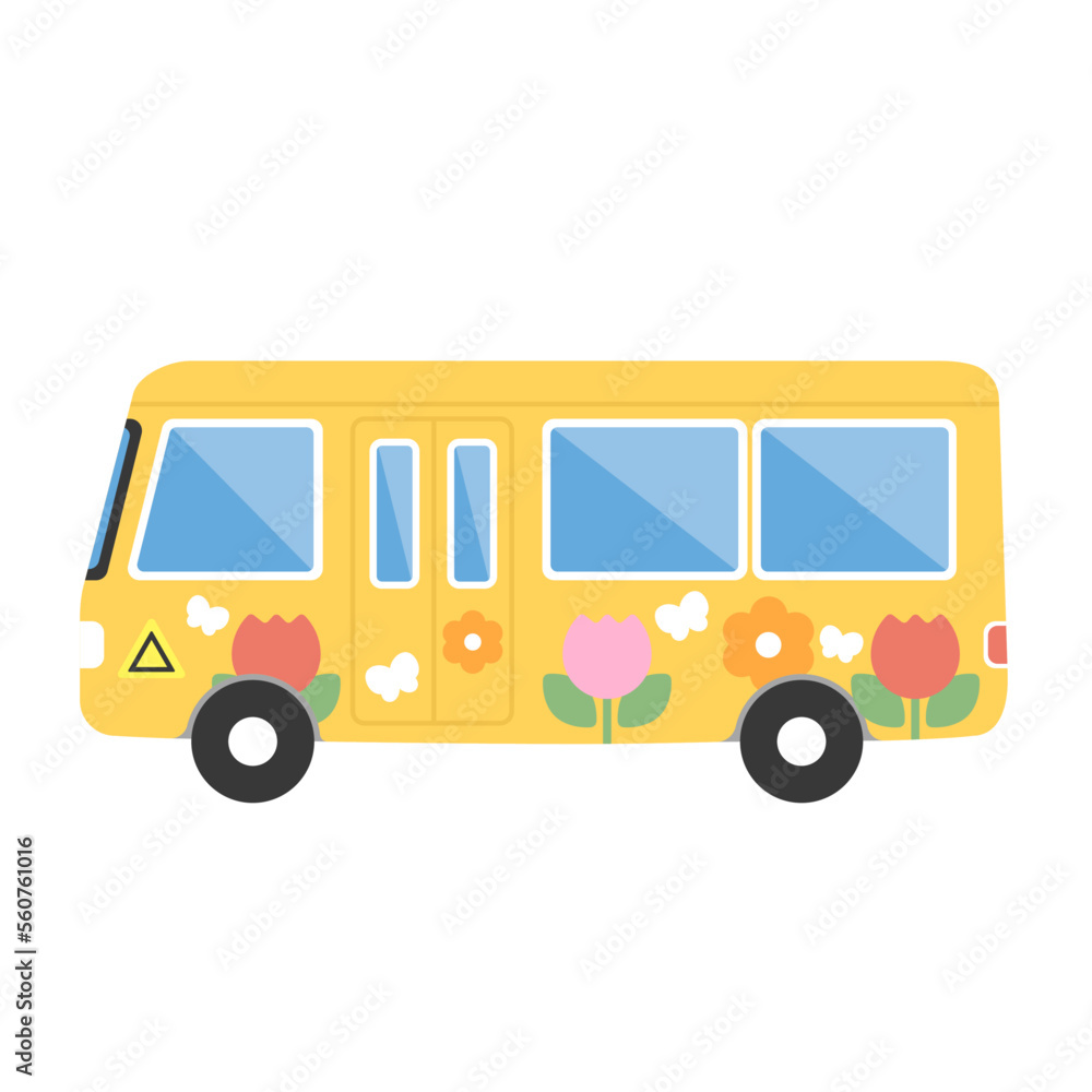 黄色い幼稚園バス