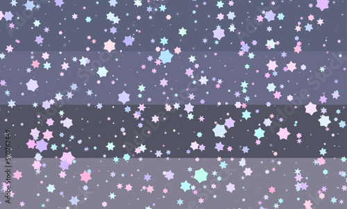 夢のお菓子のような星空