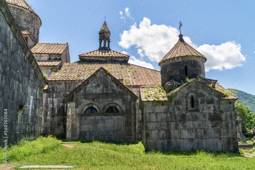 Inside the Ancient armenian Sanahin Monastery in the north part of Armenia