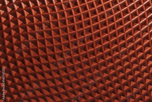 red leather background, pattern of red wavy lines