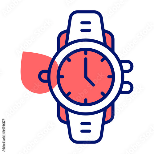 A wristwatch icon design, portable timepiece device