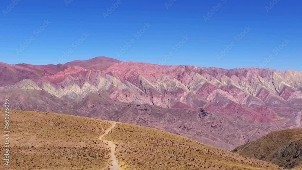 Salta, Jujuy, Argentina, Hornocal mountain range in Quebrada Humahuaca, a world heritage site. Salta, Jujuy, Argentina, Hornocal mountain range in Quebrada Humahuaca, a world heritage site.