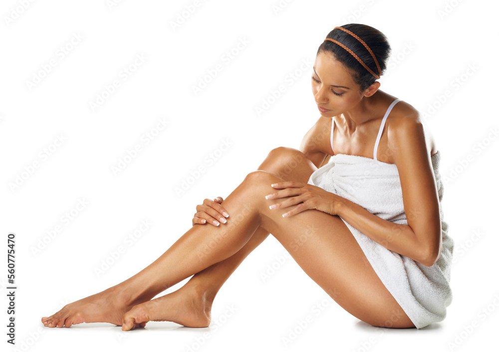 Body, legs and skincare woman on studio floor for spa beauty, cellulite treatment or cosmetics marketing mockup. Dermatology, aesthetic and woman model with hair removal results for advertising Body, legs and skincare woman on studio floor for spa beauty, cellulite treatment or cosmetics marketing mockup. Dermatology, aesthetic and woman model with hair removal results for advertising