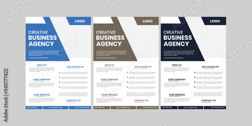 Business institute conference corporate flyer concept. Promotional event flyer layout, abstract simple flyer concepts, company insert portfolio poster background