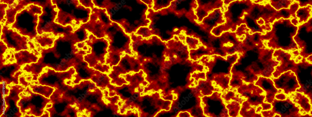 Abstract watercolor red liquid wave in lava red on black background ...