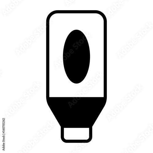 Cosmetic tube vector design in modern style