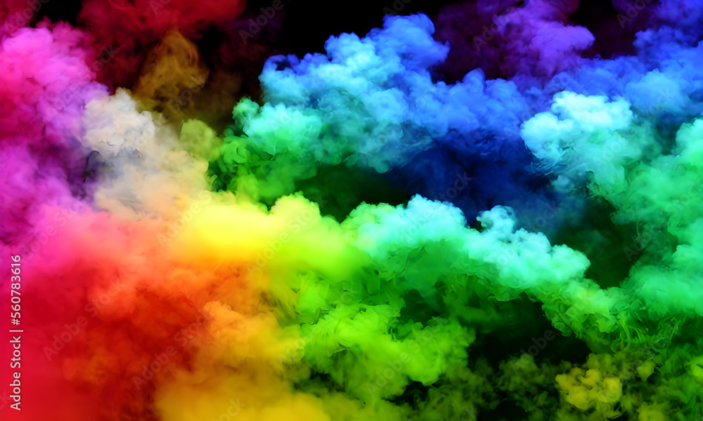 abstract smoke colorful background