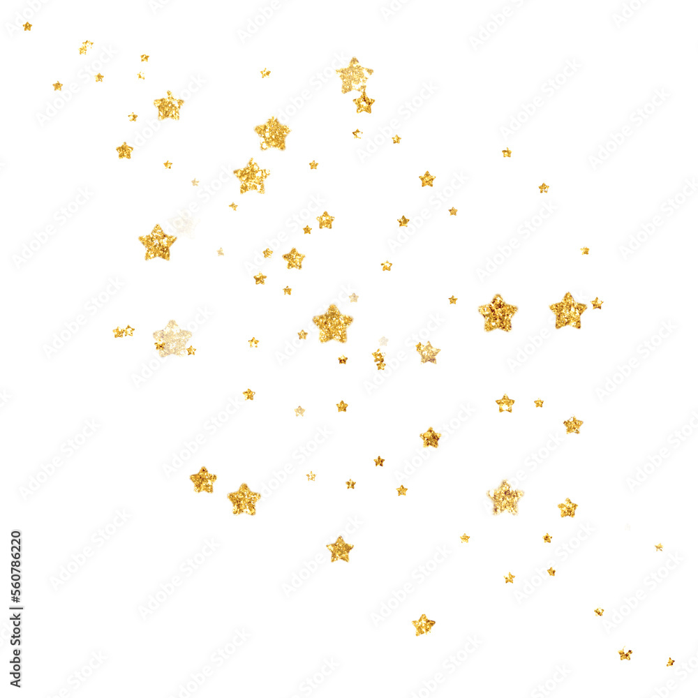 Gold glitter confetti stars Gold glitter confetti stars