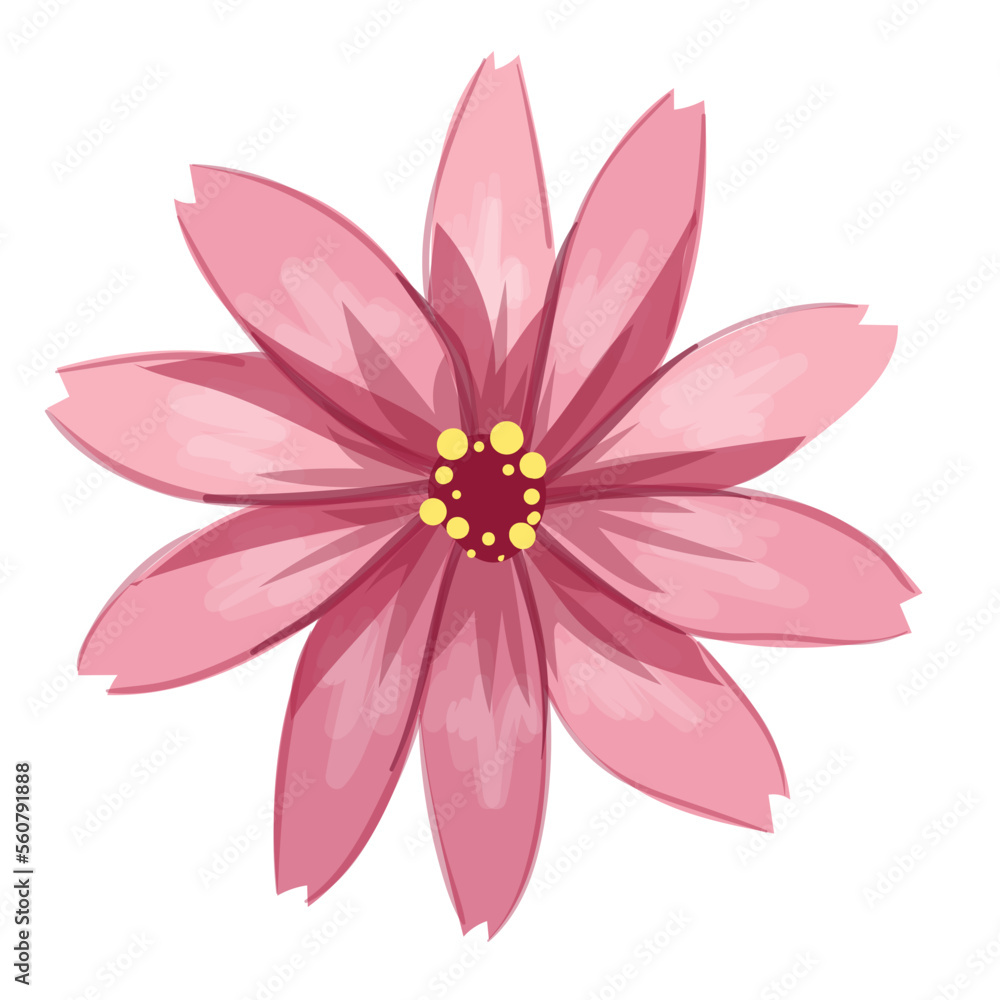 vector flower design flower set