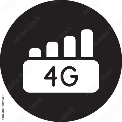 4g glyph icon