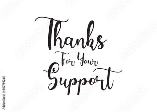 Thanks for your support