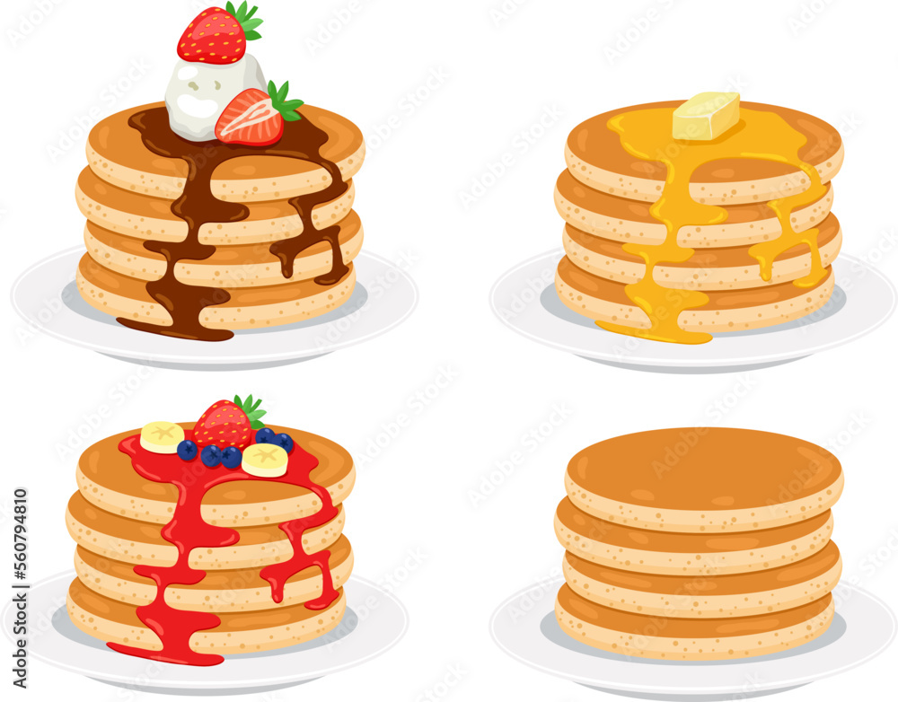 vector pancake stacks