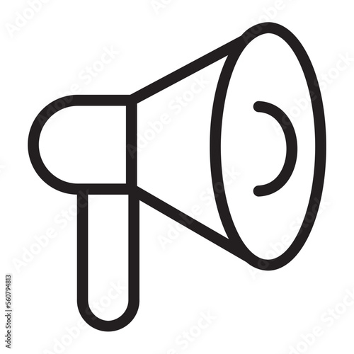 megaphone line icon