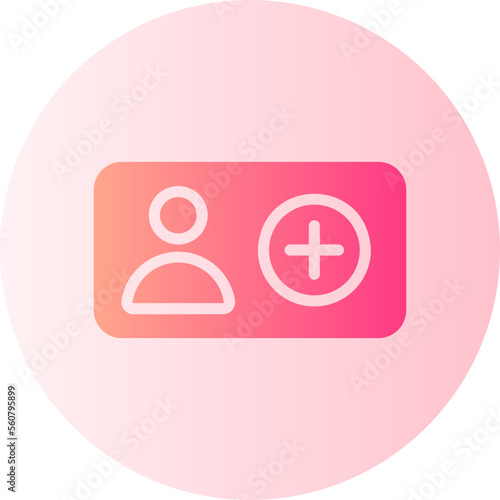 follower gradient icon
