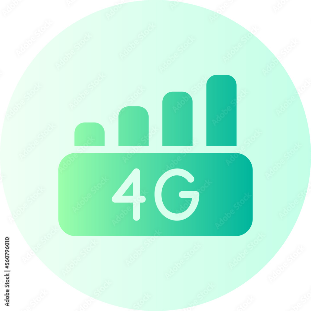 4g gradient icon 4g gradient icon