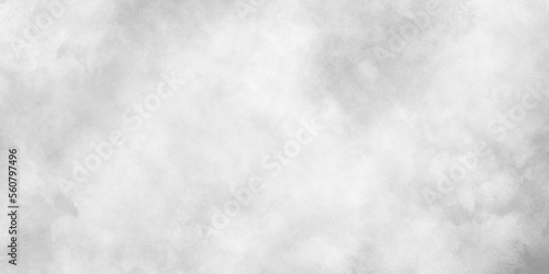 Abstract cloudy silver ink effect white paper texture, Old and grainy white or grey grunge texture, black and whiter background with puffy smoke, white background illustration. 